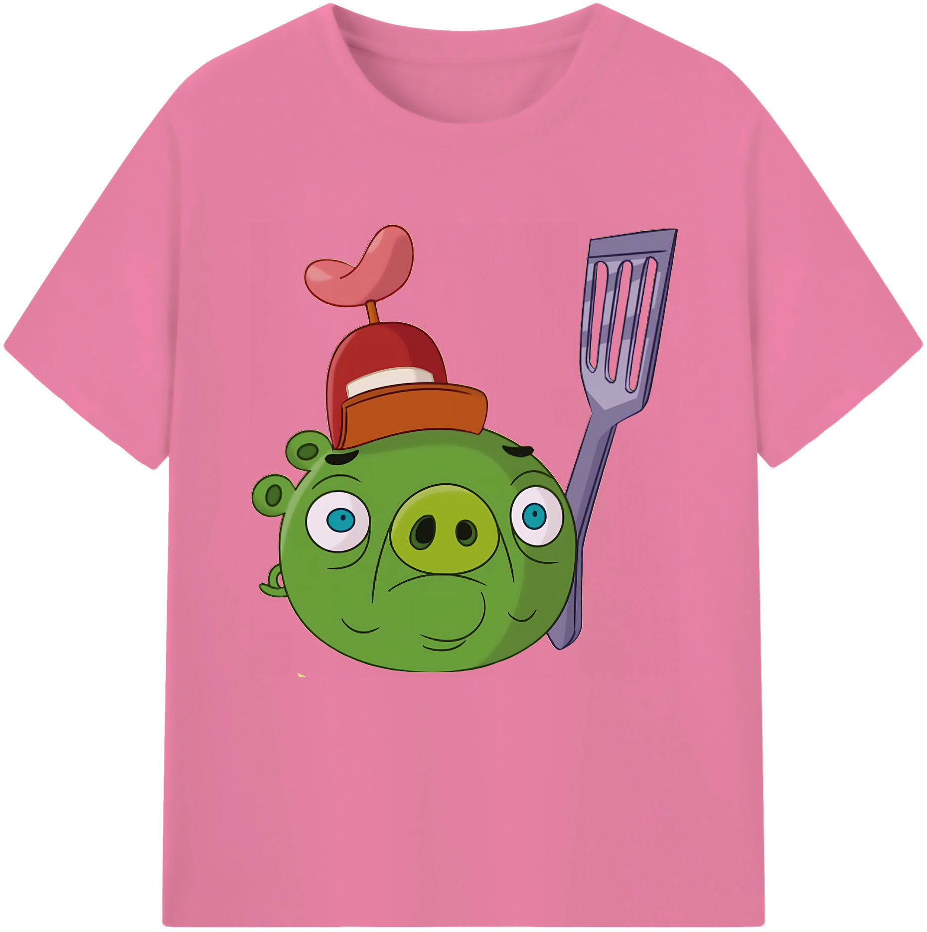 （画像用） Angry Birds アングリーバード 綿100％半袖Tシャツ（フロントプリント）
